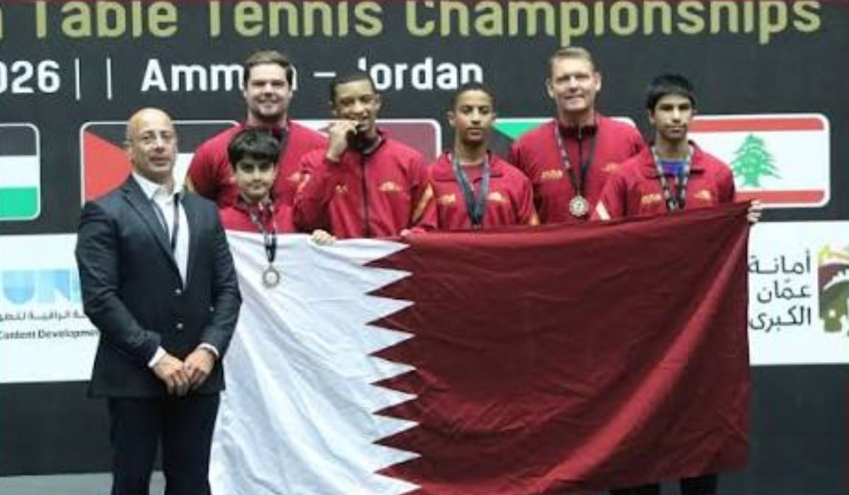 Qatar Table Tennis Teams Win 20 Medals at West Asia Championships